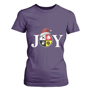Christmas Native American Joy Medicine Wheel Santa Hat T Shirt For Women TS11 Purple Print Your Wear