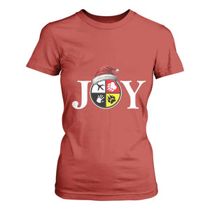 Christmas Native American Joy Medicine Wheel Santa Hat T Shirt For Women TS11 Red Print Your Wear