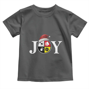 Christmas Native American Joy Medicine Wheel Santa Hat Toddler T Shirt TS11 Dark Heather Print Your Wear