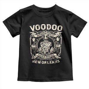 Voodoo Bourbon Street Spooky New Orleans Toddler T Shirt Voodoo Doctor TS11 Black Print Your Wear