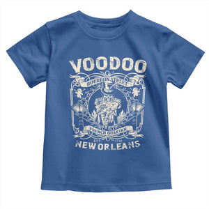 Voodoo Bourbon Street Spooky New Orleans Toddler T Shirt Voodoo Doctor TS11 Royal Blue Print Your Wear