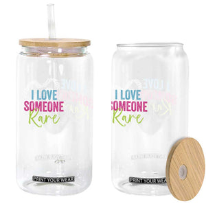 Rare Disease Awareness Glass Can I Love Someone Rare Zebra Ribbon TS11 Print Your Wear