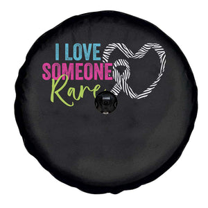 Rare Disease Awareness Spare Tire Cover I Love Someone Rare Zebra Ribbon TS11 Print Your Wear