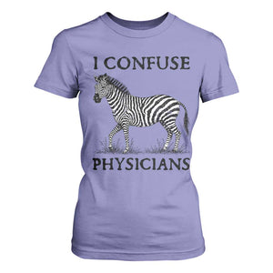 I Confuse Physicians Rare Disease Awareness T Shirt For Women Funny Zebra TS11 Violet Print Your Wear
