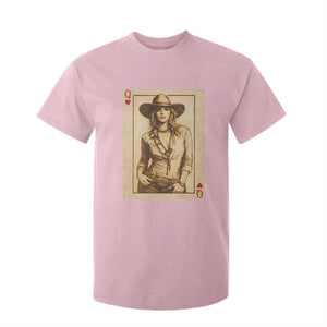 Funny Western Valentine Cowgirl Queen of Hearts Card T Shirt For Kid TS11 Light Pink Print Your Wear
