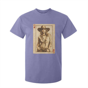 Funny Western Valentine Cowgirl Queen of Hearts Card T Shirt For Kid TS11 Violet Print Your Wear