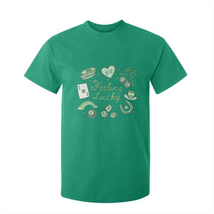 Feeling Lucky St Patricks Day Coquette Shamrock T Shirt For Kid TS11 Irish Green Print Your Wear