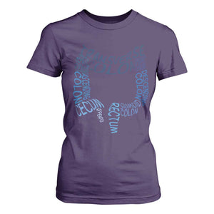 Funny GI Endoscopy Nurse T Shirt For Women Vintage Retro Colon Anatomy Colonoscopy TS11 Purple Print Your Wear