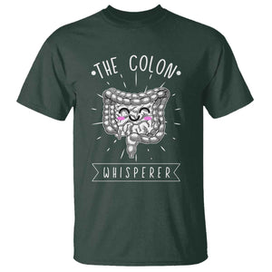 Funny Proctologist Endoscopy Nurse T Shirt The Colon Whisperer Endoscope Nurse TS11 Dark Forest Green Print Your Wear