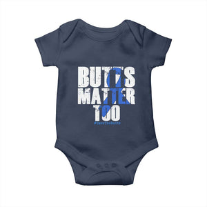 Funny Colon Cancer Awareness Baby Onesie Butts Matter Too Save The Butts TS11 Navy Print Your Wear