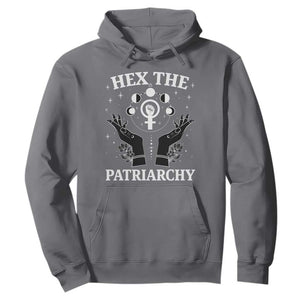 Hex The Patriarchy Hoodie Feminist Witch Female Symbol TS11 Charcoal Print Your Wear