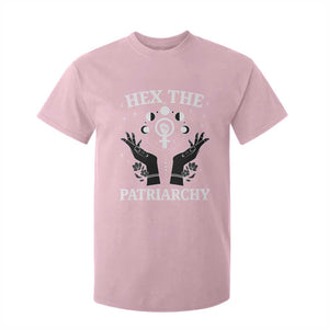 Hex The Patriarchy T Shirt For Kid Feminist Witch Female Symbol TS11 Light Pink Print Your Wear
