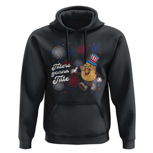 Funny Tater Tot Foodie Hoodie Taters Gonna Tate Potato TS11 Black Print Your Wear