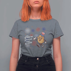 Funny Tater Tot Foodie T Shirt For Women Taters Gonna Tate Potato TS11 Charcoal Print Your Wear