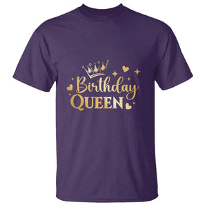 B-Day Girl T Shirt Birthday Queen Women Matching TS11 Purple Print Your Wear