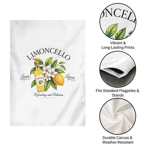 Italian Summer Limoncello Lemon Liqueur Amalfi Italy Garden Flag TS11 Print Your Wear