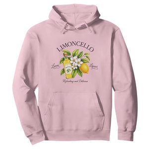 Italian Summer Limoncello Lemon Liqueur Amalfi Italy Hoodie TS11 Light Pink Print Your Wear