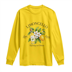Italian Summer Limoncello Lemon Liqueur Amalfi Italy Long Sleeve Shirt TS11 Daisy Print Your Wear