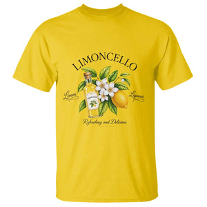Italian Summer Limoncello Lemon Liqueur Amalfi Italy T Shirt TS11 Daisy Print Your Wear