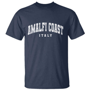 Amalfi Coast Italy Vintage Travel Souvenirs T Shirt TS11 Navy Print Your Wear