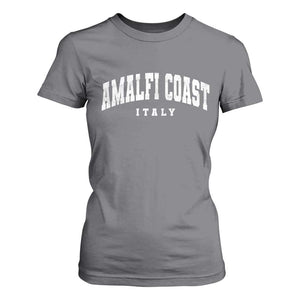 Amalfi Coast Italy Vintage Travel Souvenirs T Shirt For Women TS11 Charcoal Print Your Wear