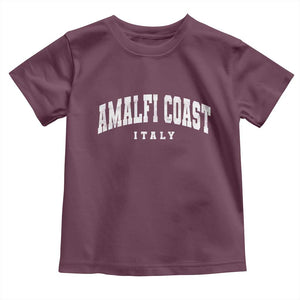 Amalfi Coast Italy Vintage Travel Souvenirs Toddler T Shirt TS11 Maroon Print Your Wear