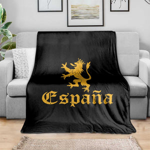 Espana Spain Lion Symbol Spanish Spaniard Pride Throw Blanket