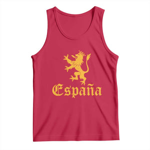 Espana Spain Lion Symbol Spanish Spaniard Pride Tank Top