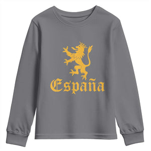 Espana Spain Lion Symbol Spanish Spaniard Pride Youth Sweatshirt