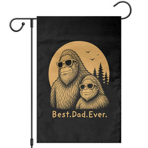 Vintage Best Dad Ever Bigfoot Papa Fathers Day Garden Flag