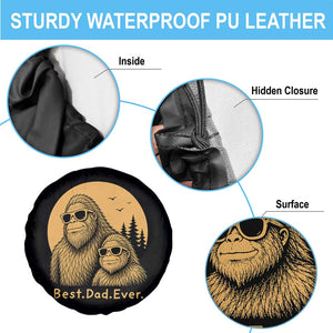 Vintage Best Dad Ever Bigfoot Papa Fathers Day Spare Tire Cover