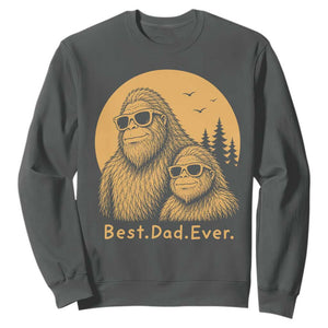 Vintage Best Dad Ever Bigfoot Papa Fathers Day Sweatshirt