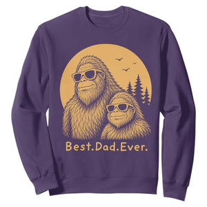 Vintage Best Dad Ever Bigfoot Papa Fathers Day Sweatshirt