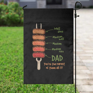 Grill Dad Garden Flag You're The Rarest of Them All BBQ Father