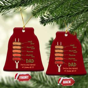 Grill Dad Ceramic Ornament You're The Rarest of Them All BBQ Father TS11 Print Your Wear