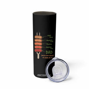 Grill Dad Skinny Tumbler You're The Rarest of Them All BBQ Father