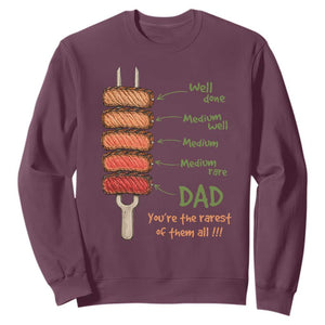 Grill Dad Sweatshirt You're The Rarest of Them All BBQ Father