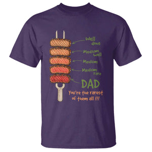 Grill Dad T Shirt You're The Rarest of Them All BBQ Father
