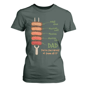 Grill Dad T Shirt For Women You're The Rarest of Them All BBQ Father