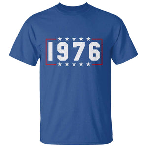 50th Birthday T Shirt Vintage 1976 50 Years Old Birthday Stars And Stripes TS11 Royal Blue Print Your Wear