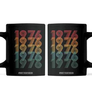 50th Birthday Coffee Mug Vintage 1976 Retro 50 Years Old Birthday