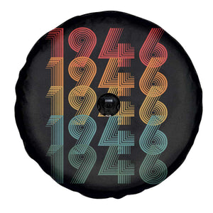 80th Birthday Spare Tire Cover Vintage 1946 Retro 80 Years Old Birthday TS11 Print Your Wear