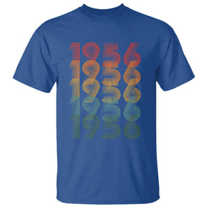 70th Birthday T Shirt Vintage 1956 Retro 70 Years Old Birthday