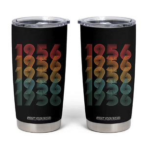 70th Birthday Tumbler Cup Vintage 1956 Retro 70 Years Old Birthday