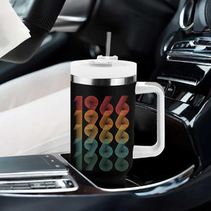 60th Birthday Tumbler With Handle Vintage 1966 Retro 60 Years Old Birthday TS11 Print Your Wear