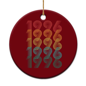30th Birthday Ceramic Ornament Vintage 1996 Retro 30 Years Old Birthday