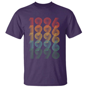 30th Birthday T Shirt Vintage 1996 Retro 30 Years Old Birthday TS11 Purple Print Your Wear