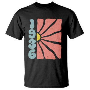 90th Birthday T Shirt Vintage 1936 Boho Flowers 90 Years Old Birthday