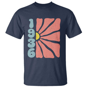 90th Birthday T Shirt Vintage 1936 Boho Flowers 90 Years Old Birthday