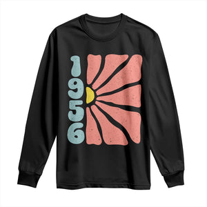 70th Birthday Long Sleeve Shirt Vintage 1956 Boho Flowers 70 Years Old Birthday